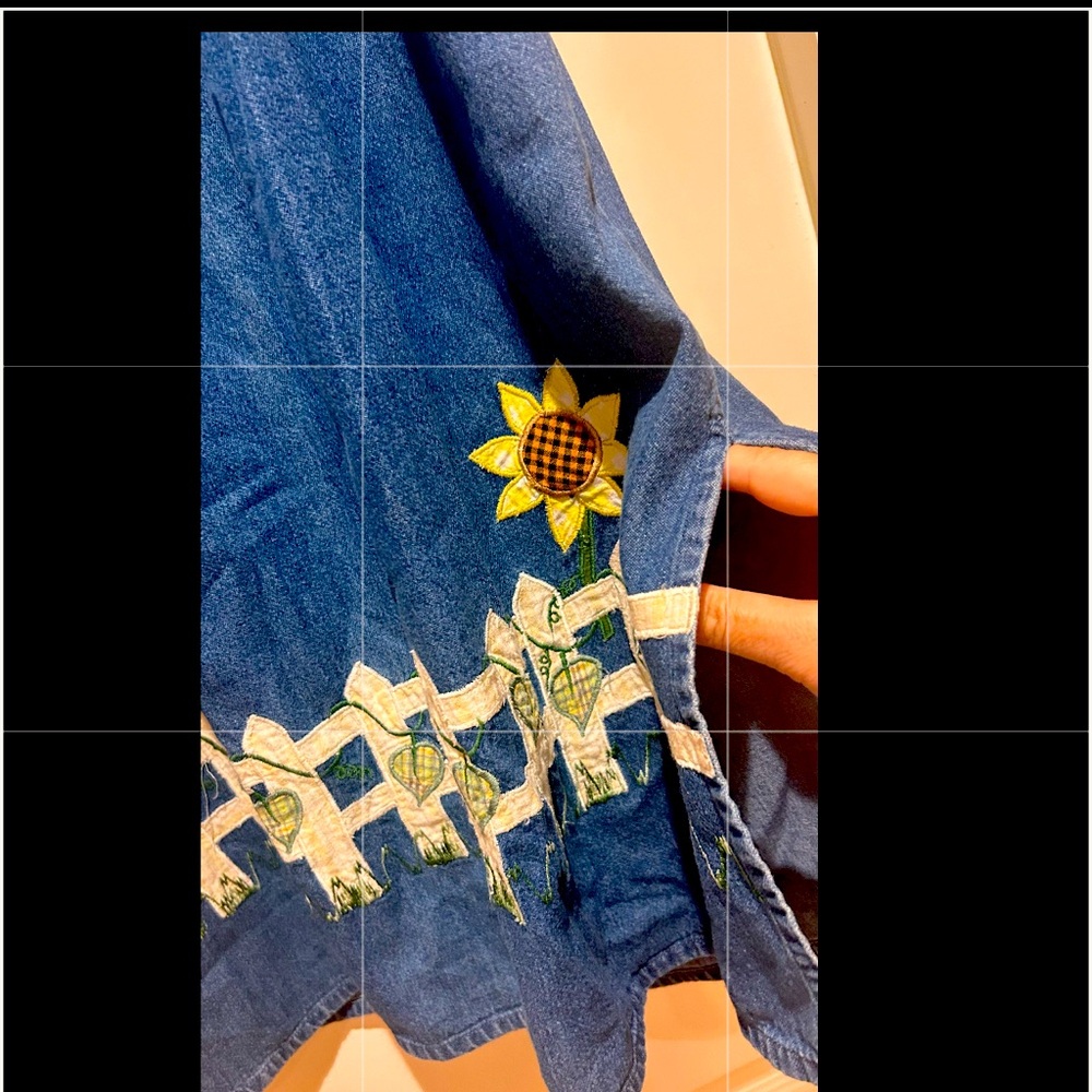 P.M.G. Collection denim cute skirt - Picture 3 of 6